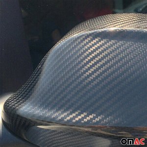 BMW 3 SERIES Mirror Cover - Omac - Carbon Fiber - Gloss Black - '05-'08